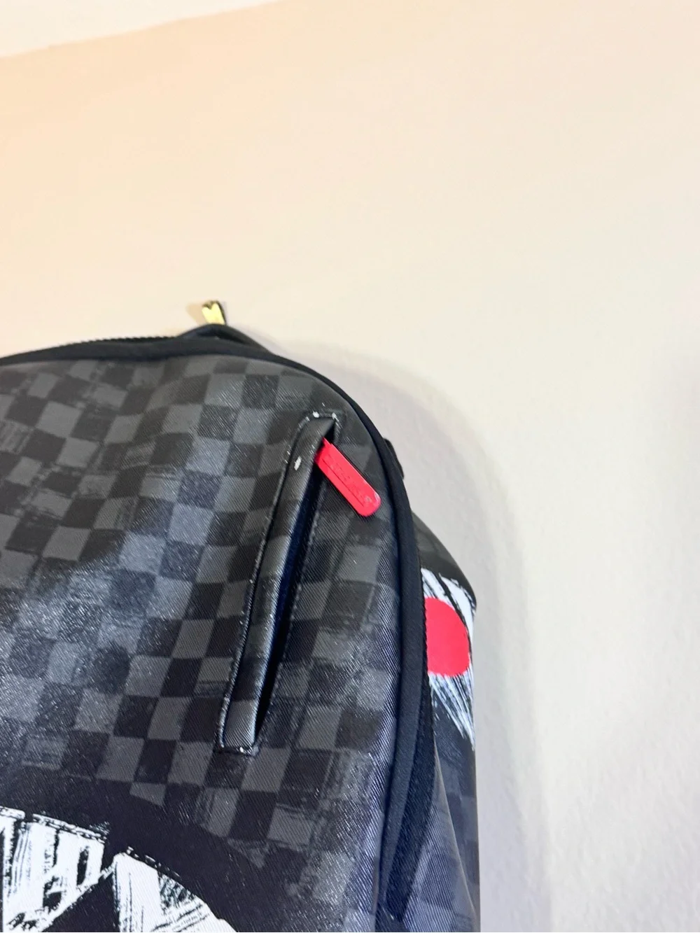 Sprayground Midnight Shadow Dixv Backpack Scribble Black Book bag pre owned